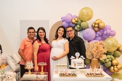 Fotografia de Gestante e Maternidade. Cobertura fotográfica de Chá de Bebê. Fotógrafo Luciano Pacheco - Foto Certa'
