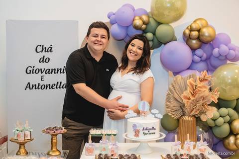 Fotografia de Gestante e Maternidade. Cobertura fotográfica de Chá de Bebê. Fotógrafo Luciano Pacheco - Foto Certa'