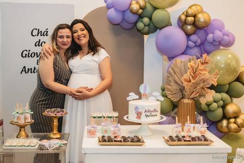 Fotografia de Gestante e Maternidade. Cobertura fotográfica de Chá de Bebê. Fotógrafo Luciano Pacheco - Foto Certa'