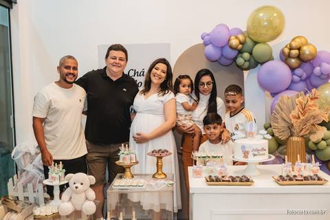 Fotografia de Gestante e Maternidade. Cobertura fotográfica de Chá de Bebê. Fotógrafo Luciano Pacheco - Foto Certa'