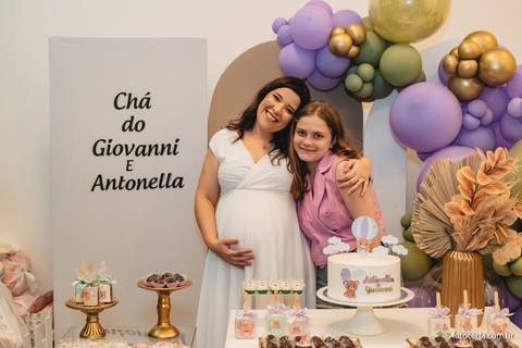 Fotografia de Gestante e Maternidade. Cobertura fotográfica de Chá de Bebê. Fotógrafo Luciano Pacheco - Foto Certa'