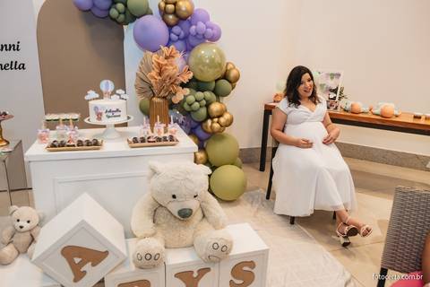 Fotografia de Gestante e Maternidade. Cobertura fotográfica de Chá de Bebê. Fotógrafo Luciano Pacheco - Foto Certa'
