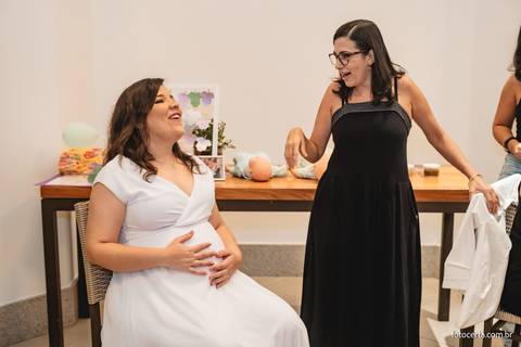 Fotografia de Gestante e Maternidade. Cobertura fotográfica de Chá de Bebê. Fotógrafo Luciano Pacheco - Foto Certa'