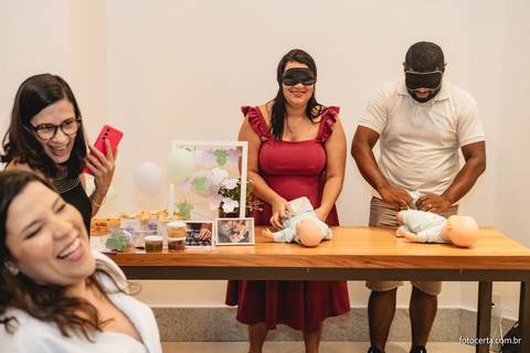 Fotografia de Gestante e Maternidade. Cobertura fotográfica de Chá de Bebê. Fotógrafo Luciano Pacheco - Foto Certa'