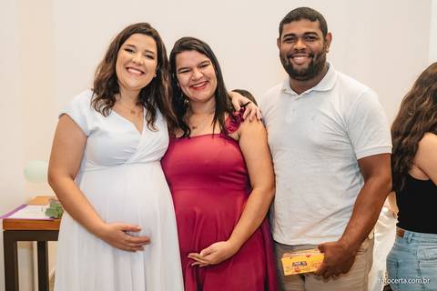 Fotografia de Gestante e Maternidade. Cobertura fotográfica de Chá de Bebê. Fotógrafo Luciano Pacheco - Foto Certa'