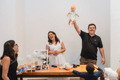 Fotografia de Gestante e Maternidade. Cobertura fotográfica de Chá de Bebê. Fotógrafo Luciano Pacheco - Foto Certa'
