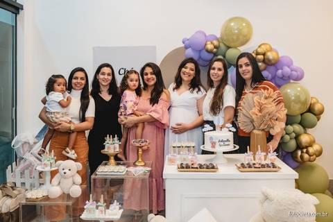 Fotografia de Gestante e Maternidade. Cobertura fotográfica de Chá de Bebê. Fotógrafo Luciano Pacheco - Foto Certa'