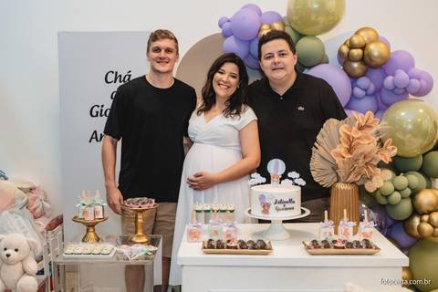 Fotografia de Gestante e Maternidade. Cobertura fotográfica de Chá de Bebê. Fotógrafo Luciano Pacheco - Foto Certa'
