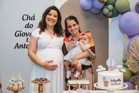 Fotografia de Gestante e Maternidade. Cobertura fotográfica de Chá de Bebê. Fotógrafo Luciano Pacheco - Foto Certa'