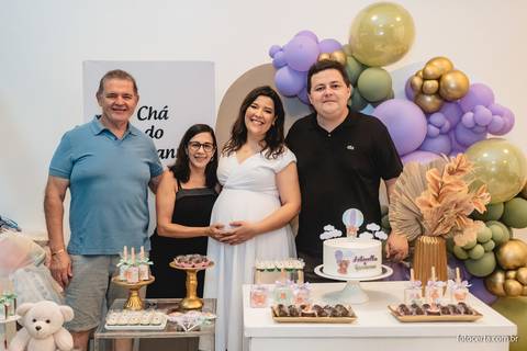 Fotografia de Gestante e Maternidade. Cobertura fotográfica de Chá de Bebê. Fotógrafo Luciano Pacheco - Foto Certa'