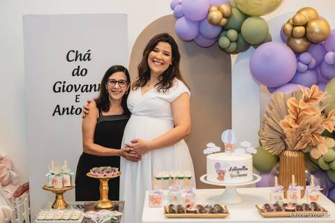 Fotografia de Gestante e Maternidade. Cobertura fotográfica de Chá de Bebê. Fotógrafo Luciano Pacheco - Foto Certa'