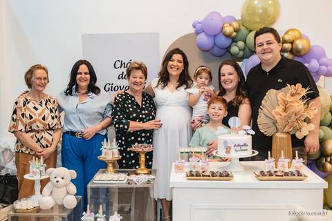 Fotografia de Gestante e Maternidade. Cobertura fotográfica de Chá de Bebê. Fotógrafo Luciano Pacheco - Foto Certa'