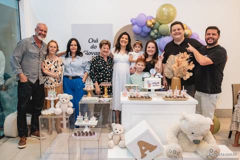 Fotografia de Gestante e Maternidade. Cobertura fotográfica de Chá de Bebê. Fotógrafo Luciano Pacheco - Foto Certa'