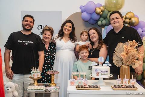 Fotografia de Gestante e Maternidade. Cobertura fotográfica de Chá de Bebê. Fotógrafo Luciano Pacheco - Foto Certa'