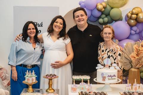Fotografia de Gestante e Maternidade. Cobertura fotográfica de Chá de Bebê. Fotógrafo Luciano Pacheco - Foto Certa'