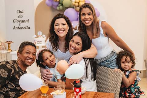 Fotografia de Gestante e Maternidade. Cobertura fotográfica de Chá de Bebê. Fotógrafo Luciano Pacheco - Foto Certa'