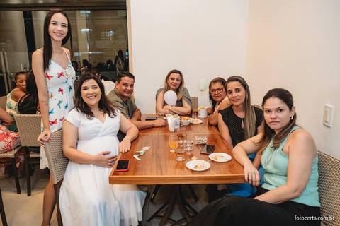 Fotografia de Gestante e Maternidade. Cobertura fotográfica de Chá de Bebê. Fotógrafo Luciano Pacheco - Foto Certa'