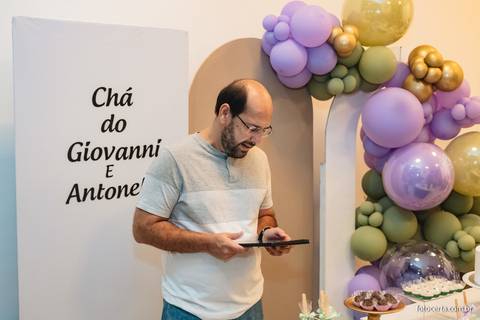 Fotografia de Gestante e Maternidade. Cobertura fotográfica de Chá de Bebê. Fotógrafo Luciano Pacheco - Foto Certa'