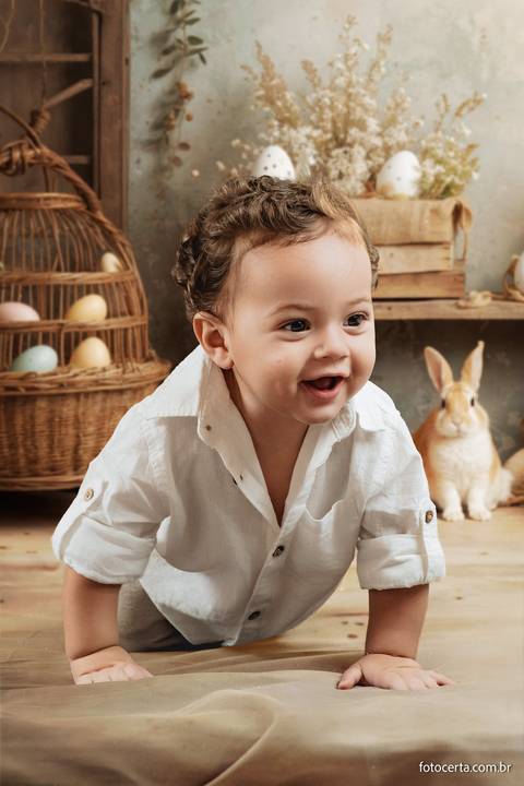 Ensaio De Páscoa em Estúdio Virtual. Fotógrafo: Luciano Pacheco - Foto Certa'