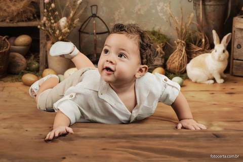 Ensaio De Páscoa em Estúdio Virtual. Fotógrafo: Luciano Pacheco - Foto Certa'