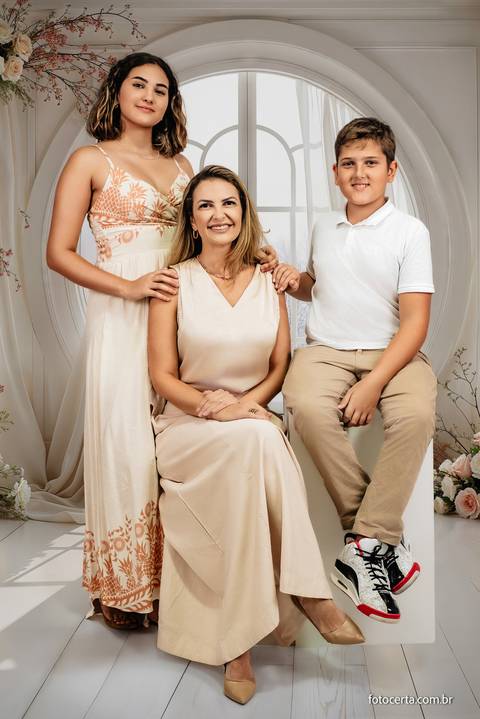 Ensaio do Dia das Mães em Estúdio Virtual em Vitória - ES. Fotógrafo: Luciano Pacheco - Foto Certa. Ensaio de Família, Ensaio em Estúdio'