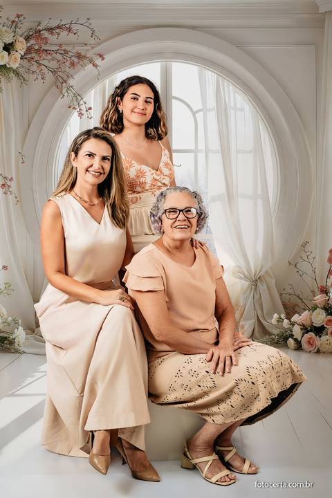 Ensaio do Dia das Mães em Estúdio Virtual em Vitória - ES. Fotógrafo: Luciano Pacheco - Foto Certa. Ensaio de Família, Ensaio em Estúdio'