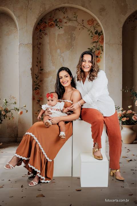 Ensaio do Dia das Mães em Estúdio Virtual em Vitória - ES. Fotógrafo: Luciano Pacheco - Foto Certa. Ensaio de Família, Ensaio em Estúdio'