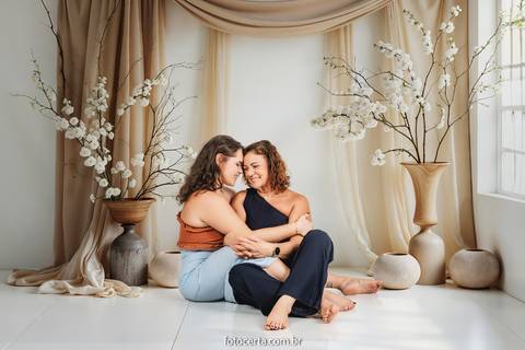 Ensaio do Dia das Mães em Estúdio Virtual em Vitória - ES. Fotógrafo: Luciano Pacheco - Foto Certa. Ensaio de Família, Ensaio em Estúdio'