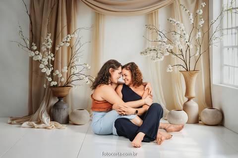 Ensaio do Dia das Mães em Estúdio Virtual em Vitória - ES. Fotógrafo: Luciano Pacheco - Foto Certa. Ensaio de Família, Ensaio em Estúdio'