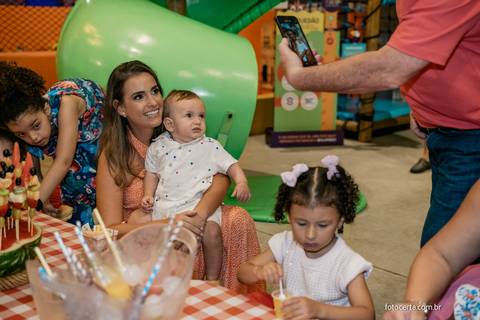 Fotografia de Aniversário Infantil no Vila Pindô. Fotógrafo: Luciano Pacheco (Foto Certa)'