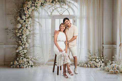 Ensaio do Dia das Mães em Estúdio Virtual em Vitória - ES. '