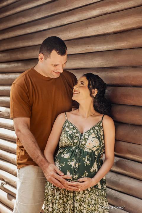 Fotografia de Ensaio de Gestante. Fernanda e Bruno Storck. Fotógrafo de Família em Vitória - ES'