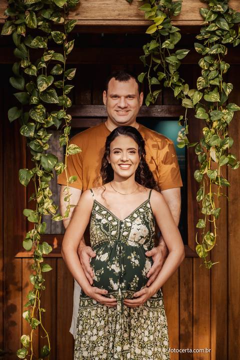 Fotografia de Ensaio de Gestante. Fernanda e Bruno Storck. Fotógrafo de Família em Vitória - ES'