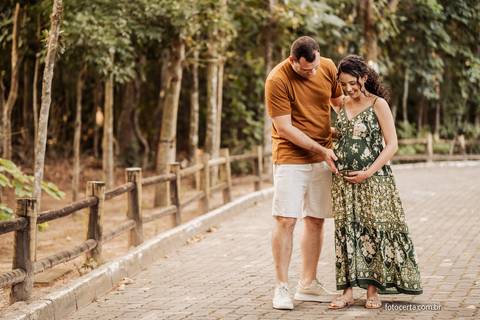 Fotografia de Ensaio de Gestante. Fernanda e Bruno Storck. Fotógrafo de Família em Vitória - ES'