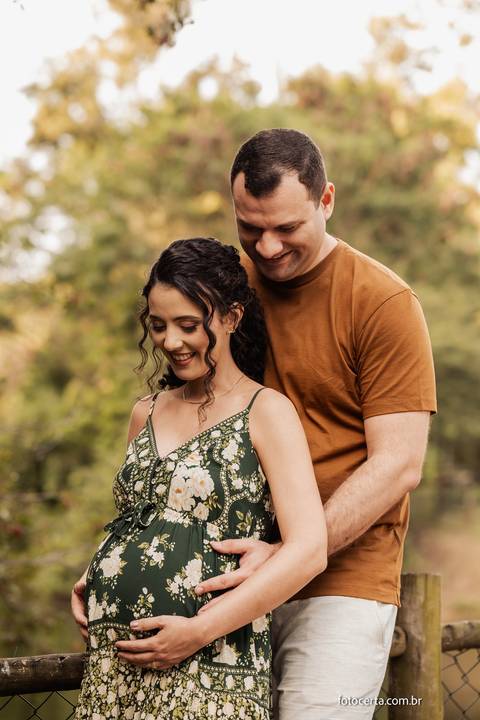 Fotografia de Ensaio de Gestante. Fernanda e Bruno Storck. Fotógrafo de Família em Vitória - ES'