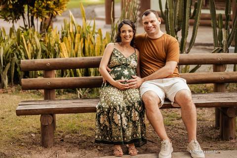 Fotografia de Ensaio de Gestante. Fernanda e Bruno Storck. Fotógrafo de Família em Vitória - ES'