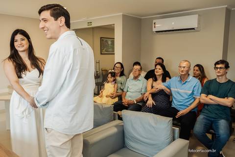 Fotografia de Casamento Civil no Cartório do IBES - Vila Velha - ES. Fógrafo: Luciano Pacheco - Foto Certa'