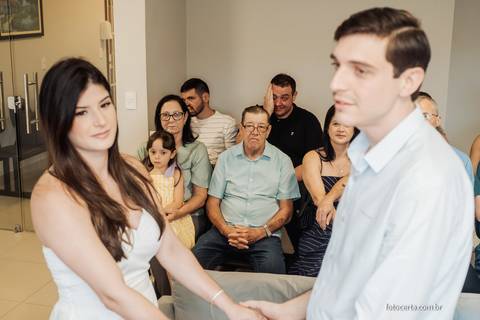 Fotografia de Casamento Civil no Cartório do IBES - Vila Velha - ES. Fógrafo: Luciano Pacheco - Foto Certa'