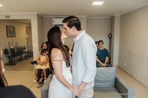 Fotografia de Casamento Civil no Cartório do IBES - Vila Velha - ES. Fógrafo: Luciano Pacheco - Foto Certa'
