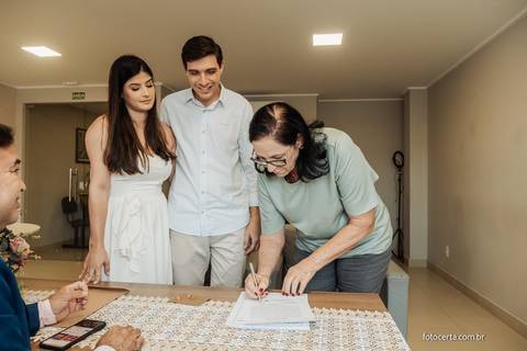 Fotografia de Casamento Civil no Cartório do IBES - Vila Velha - ES. Fógrafo: Luciano Pacheco - Foto Certa'