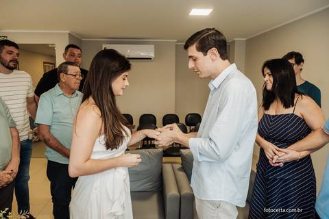 Fotografia de Casamento Civil no Cartório do IBES - Vila Velha - ES. Fógrafo: Luciano Pacheco - Foto Certa'