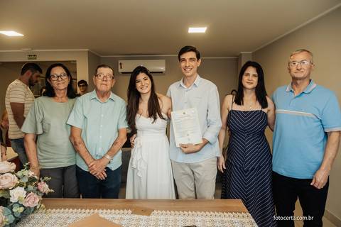 Fotografia de Casamento Civil no Cartório do IBES - Vila Velha - ES. Fógrafo: Luciano Pacheco - Foto Certa'