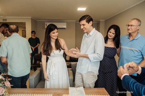 Fotografia de Casamento Civil no Cartório do IBES - Vila Velha - ES. Fógrafo: Luciano Pacheco - Foto Certa'