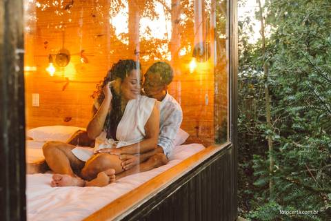 Fotografia de Ensaio Pré-Casamento na Woody Cabanas. Marechal Floriano - ES'