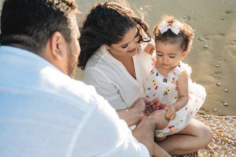 Fotografia de Ensaio Externo de Família na Ilha do Frade em Vitória - ES'