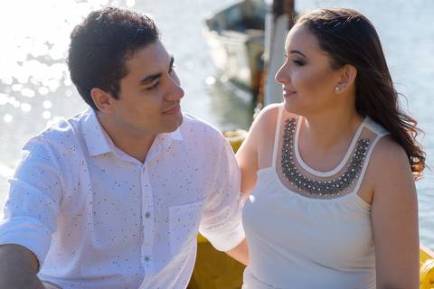 Fotografia de Ensaio Pré-Casamento - Ilha do Frade - Vitória-ES'