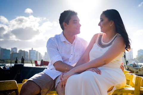 Fotografia de Ensaio Pré-Casamento - Ilha do Frade - Vitória-ES'