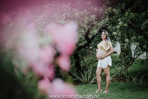 Fotografia de Ensaio de Gestante - Ilha do Frade - Vitória-ES'