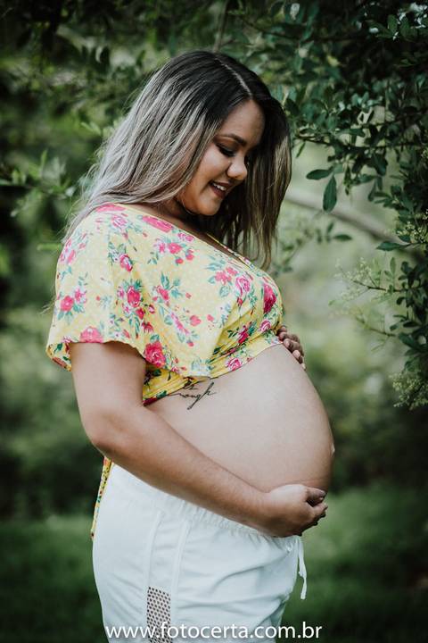 Fotografia de Ensaio de Gestante - Ilha do Frade - Vitória-ES'