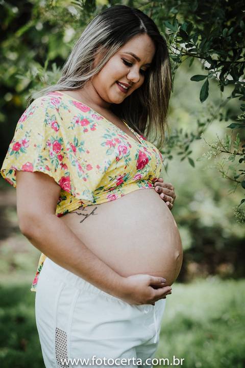 Fotografia de Ensaio de Gestante - Ilha do Frade - Vitória-ES'